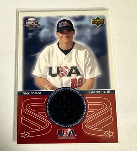 2002 Sweet Spot USA Jerseys Anaheim Angels #usa-TB Tagg Bozied Blue Jersey Patch - Picture 1 of 2