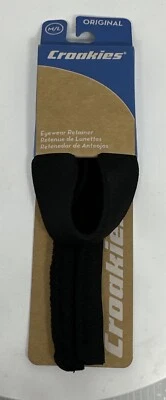 Croakies M/L Retenedor de Gafas Negro Gafas de Sol Correa Se Ajusta a Monturas Grandes Lavable Foto 1 de 4