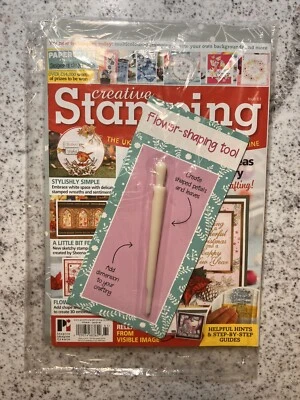 Creative Stamping Magazine UK December 2018 Issue W/flower Shaping Tool - Image 1 of 2