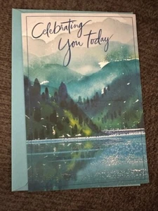 Celebrating you Today Happy Birthday Hallmark Greeting Card TXC650 - Picture 1 of 4