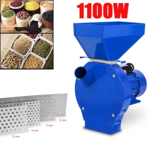 Elektrisch Getreidemühle Schrotmühle Futtermühle Malzmühle Tischmontage +4 SIEBE - Bild 1 von 10