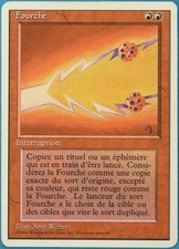 Fork (WB) Revised (FRENCH) PLD Red Rare MAGIC MTG CARD (ID# 183738) ABUGames