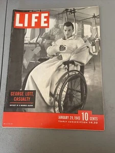 1945 January 29 Life Magazine George Lott, Casualty (LF4) - Picture 1 of 2
