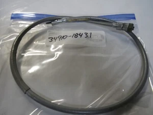 Suzuki NOS GT750 Lemans, 1972, Speedometer Cable Assembly, # 34910-18431 - Picture 1 of 2