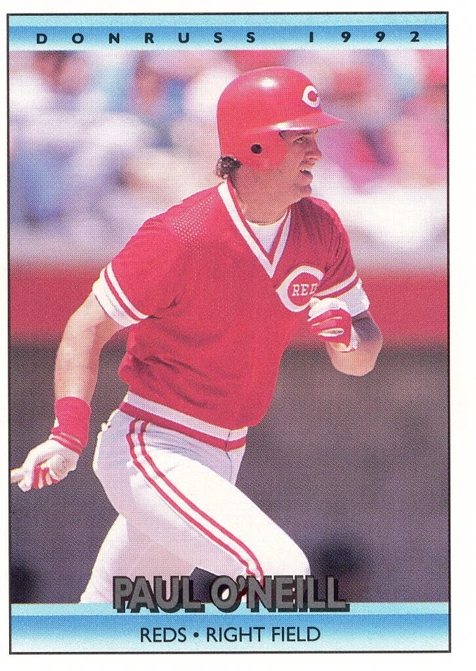 *ERROR* #63 Paul O'Neill - 1992 Donruss Baseball - No dot after inc (MINT) - Image 1 of 2