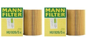 Pair Set of 2 Oil Filters HU9265X Mann For BMW E60 E63 E64 M5 M6 V10 5.0 S85B50A - Picture 1 of 1