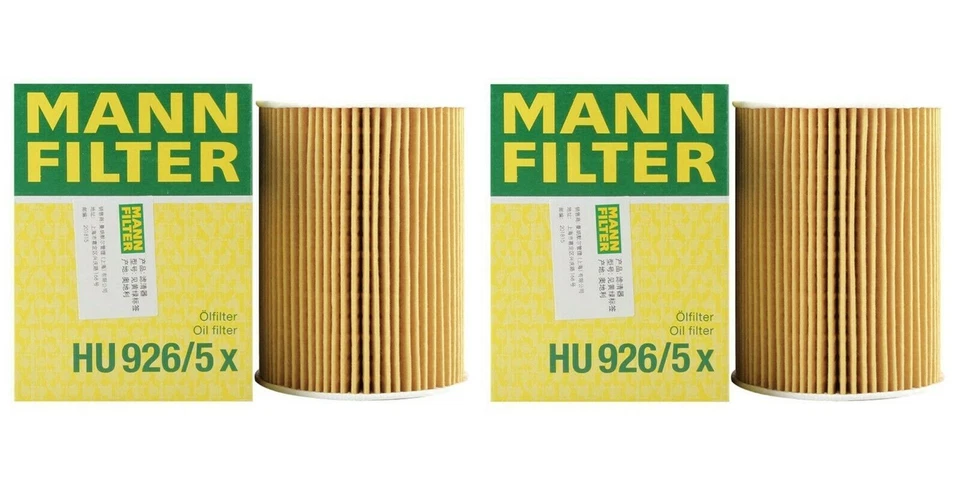 Juego de 2 filtros de aceite HU9265X Mann para BMW E60 E63 E64 M5 M6 V10 5.0 S85B50A Foto 1 de 1