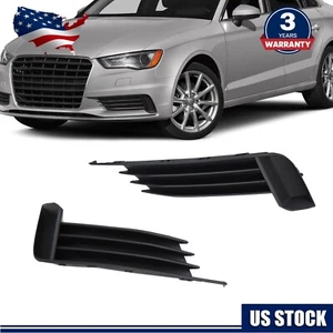 Pair Front Bumper Lower Left & Right Side Grills For Audi A3 S3 2013 2014-2017 - Picture 1 of 10
