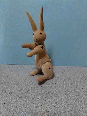 Holz Gelenk Biegbar Kunst/Spielzeug Kaninchen Modell - Bild 1 von 4