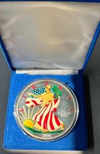2000 United States Liberty Silver Eagle 1/2 LB. Fine Silver .999 OXIDATION - Picture 1 of 2