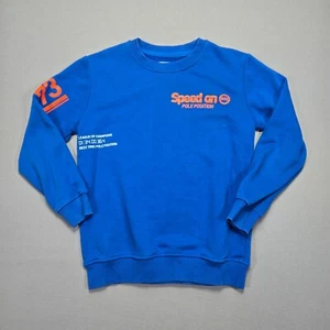 STC Graphic Print Sweatshirt Speed On Pole Position Pullover Top Kids - Foto 1 di 12