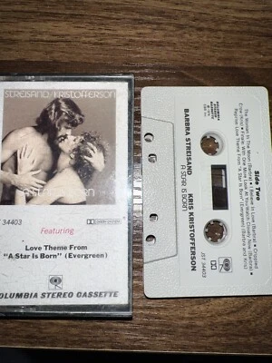 Barbra Streisand Kris Kristofferson A Star Is Born Cassette Tape - Image 1 of 2