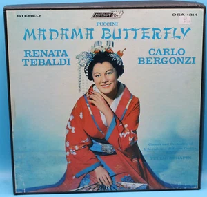 Madama Butterfly (Puccini) - Renata Tebaldi - London 3 LPs 1961 Stereo - Imagen 1 de 2