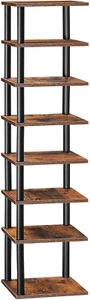 Vertical Shoe Rack, 8-Tier Narrow Shoe Shelf, Shoe Storage Organizer for Small S - Picture 1 of 12