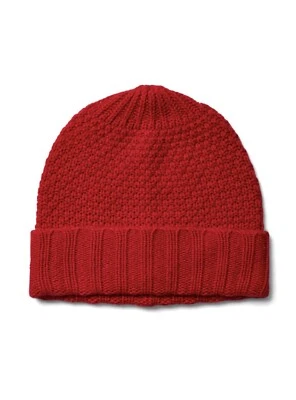 ¡Nuevo! Gorro tejido waffle 100 % cachemir súper suave, sombrero. Unisex. Color-ROJO CEREZA Foto 1 de 4
