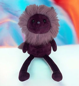 Jellycat Gibbles the Monster Plush Dark Purple Retired Rare Stuffed Animal EUC - Picture 1 of 10