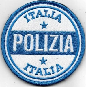 ITALIEN Polizia STRADALE  Police mit KLETT Patch Polizei Abzeichen Italia MILANO - Bild 1 von 7