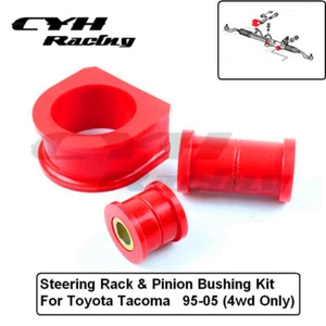 Polyurethane Steering Rack&Pinion Bushing Kit For Toyota Tacoma 95-05 (4wd Only) - Picture 1 of 4