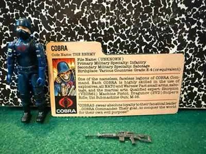 Vintage GI Joe ARAH 1982 Cobra Trooper  COMPLETE  - Picture 1 of 3