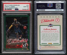 2014-15 Panini Donruss Elite Dominator /999 LeBron James #37 PSA 10 GEM MT