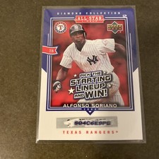 2004 Upper Deck All-Star Lineup #AS-AS Alfonso SORIANO Yankees/Rangers Used