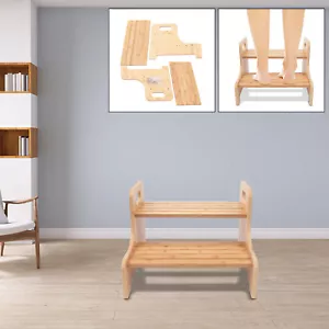 High Beds Bed Steps For Elderly/ Child Two Step Stool Stair Ladder Bath Benches - Picture 1 of 16