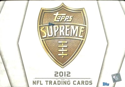 2012 Topps Supreme Football Sealed Hobby Box - Image 1 of 2