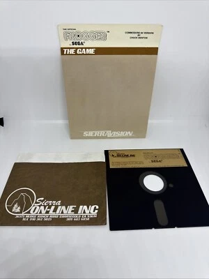 "Frogger" de Sierra & Sega - Juego PC 1981 para Commodore Versión 64 (Disquete) Foto 1 de 4