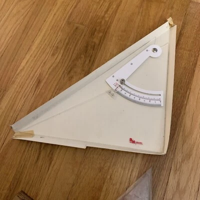 Vintage Drafting Tools Triangles, Adjustable Triangle, Eraser Guards - Image 1 of 4
