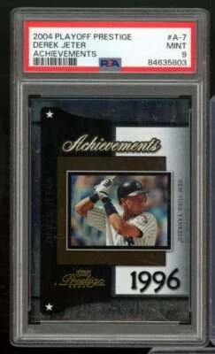 Tarjeta Derek Jeter 2004 Playoff Prestige #A-7 PSA 9 Foto 1 de 2
