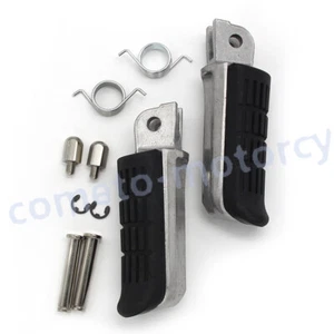 Front Footrest Pedal Footpegs Motorcycle For Honda NTV650 Revere VFR1200X VTR250 - Picture 1 of 7