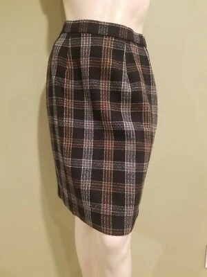 Falda lápiz de rodilla Worthington vintage años 80 para mujer talla 6 hecha en EE. UU. Foto 1 de 4