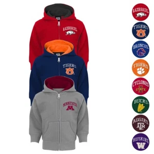 Sudadera con Capucha Logotipo del Equipo NCAA Cremallera Completa Logotipo del Equipo Colección Infantil Niño Pequeño (12M-4T) - Imagen 1 de 15