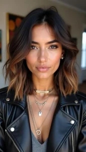 Short Wave Black to Caramel Blonde Lace Front Human Hair Wigs Ombre Wavy Wigs  - Picture 1 of 4
