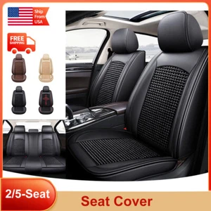 For Pontiac G6 G8 2/5-Seats Car Seat Covers Leather Front Rear Cushion - Picture 1 of 32