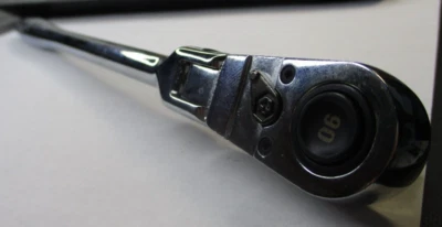 Kobalt 81747 3/8" Drive Flex Head 90 dientes 11" largo trinquete pulido completo nuevo Foto 1 de 3