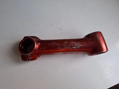 Retro MTB 90s Red Stem 1 1/8" 28.6mm 7 deg 130 mm 25.4 mm Clamp Threadless - Bild 1 von 4