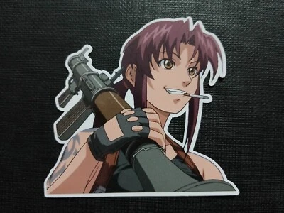 Revy Black Lagoon Glossy Sticker Anime Waterproof! V3 - Image 1 of 4