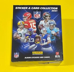 2021 Panini NFL Sticker & Card Collection Box (50 Packs) Brand New 🔥🔥🔥 - Picture 1 of 8