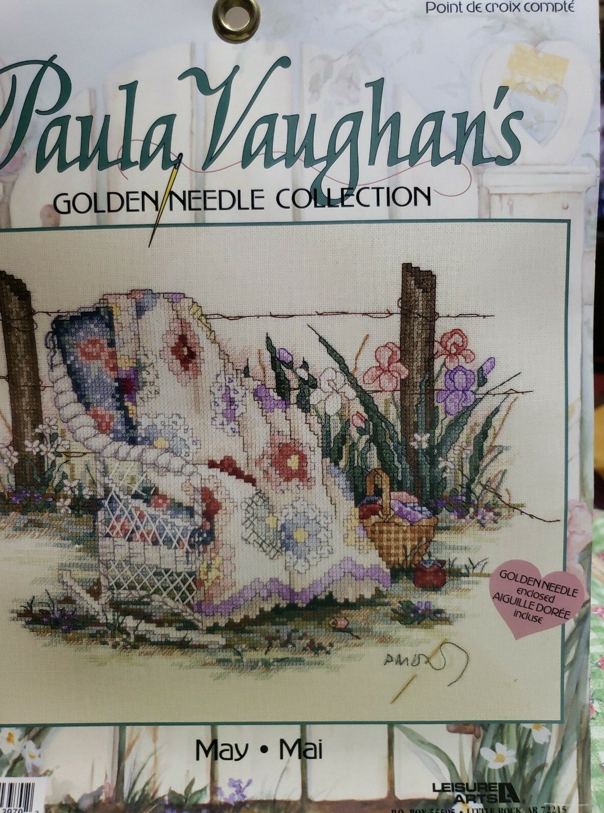 Paula Vaughan S Golden Needle Collection May Cross Stitch Kit Leisure Ebay