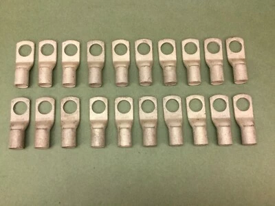 BURNDY YAV26L AN-2/0 1 HOLE COMPRESSION LUGS 3/8 STUD [SET OF 20] NEW NO BOX - Image 1 of 3