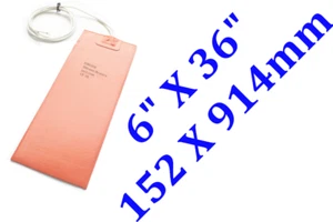 6" X 36" 153 X 915mm 800W JSRGO Guitar Side Bending Silicone Heating Blanket - Picture 1 of 12