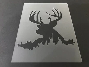 Hirsch Schablone 10 mm oder 7 mm dick, Jagd, großer Bock, Basteln, Airbrush - Bild 1 von 2