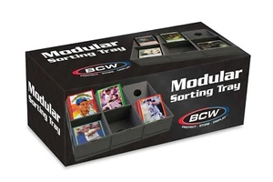 BCW Cards Sorting Tray Modular For Sport & Gaming Hold Toploader Sleeves Magnets - Picture 1 of 4