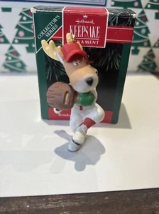 Vintage Donder Reindeer Champs Christmas Hallmark Keepsake Ornament In Box - Foto 1 di 12