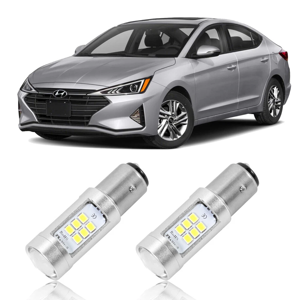 2 x Bombillas LED DRL blancas Canbus 7528 1157 para Hyundai Elantra SEL 2019-2020 Foto 1 de 1