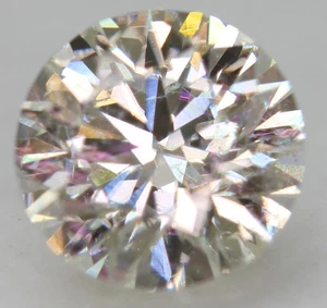 Diamante sfuso certificato 1,01 carati H VVS2 tondo brillante naturale potenziato 6,42 m - Foto 1 di 4