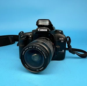 Canon EOS 30 Eye Control 35mm SLR Camera With Canon EF 28-80mm Lens - Tested - Picture 1 of 13
