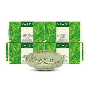 Vaadi Herbals Neem Patti Seife, reine Neemblätter, 75 g x 6 - Bild 1 von 3