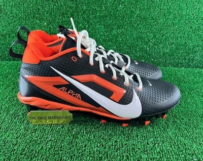 Men Nike Alpha Menace Beavers PE Black Orange Football Cleats HF3440-002 Size 11 - Image 1 of 4